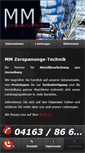 Mobile Screenshot of mm-zerspanungstechnik.mobi