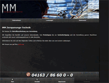 Tablet Screenshot of mm-zerspanungstechnik.mobi